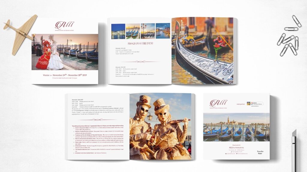 Alli Venice event brochure