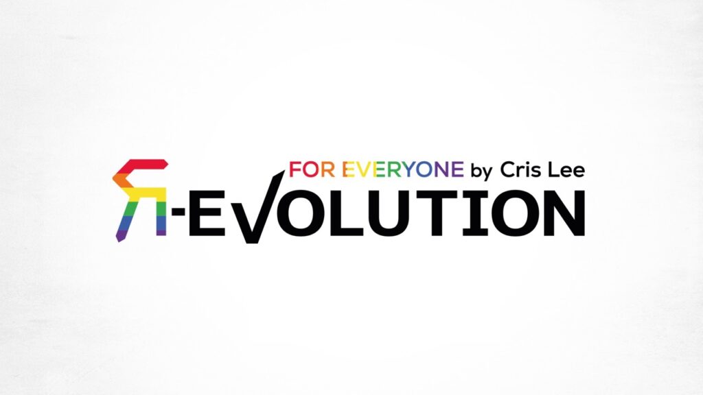 Logo R-Evolution For Everyone (Pride version)