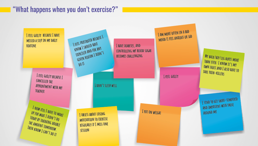 R-Evolution interview question: “What happens when you don’t exercise?”