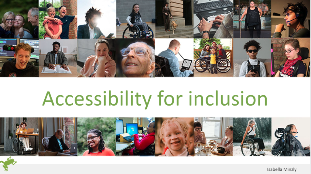 Talk Accessibility for inclusion
